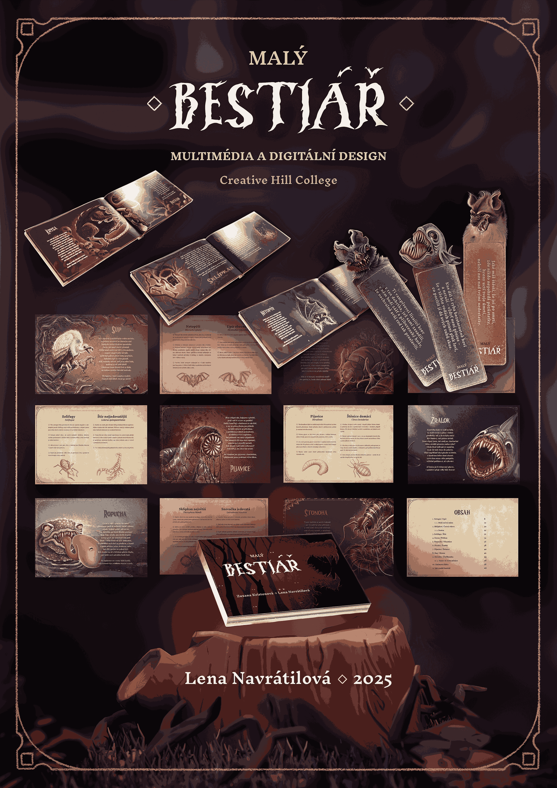 Ilustrovaná kniha Malý Bestiář